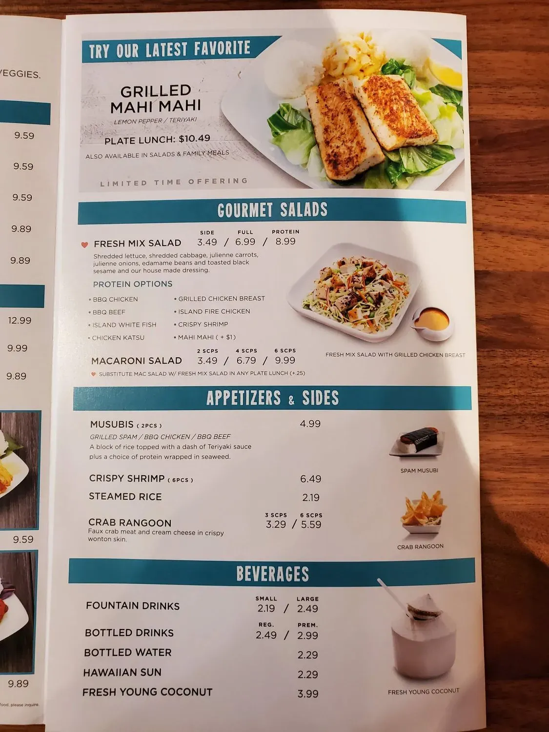 Menu 2