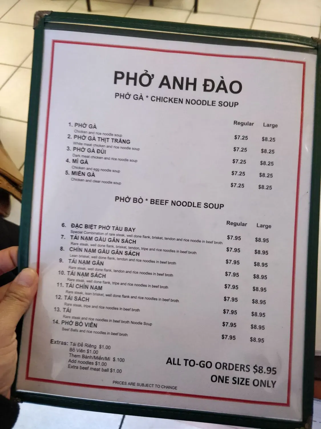 Menu 3