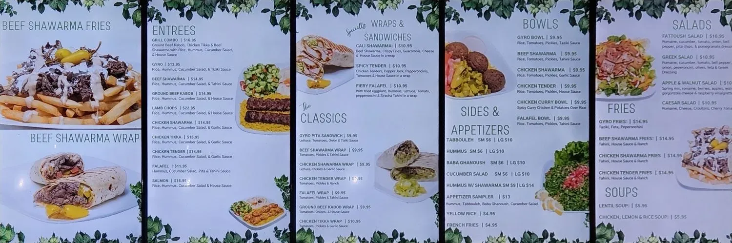 Menu 5