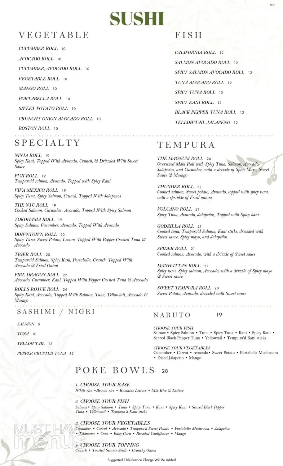 Menu 2