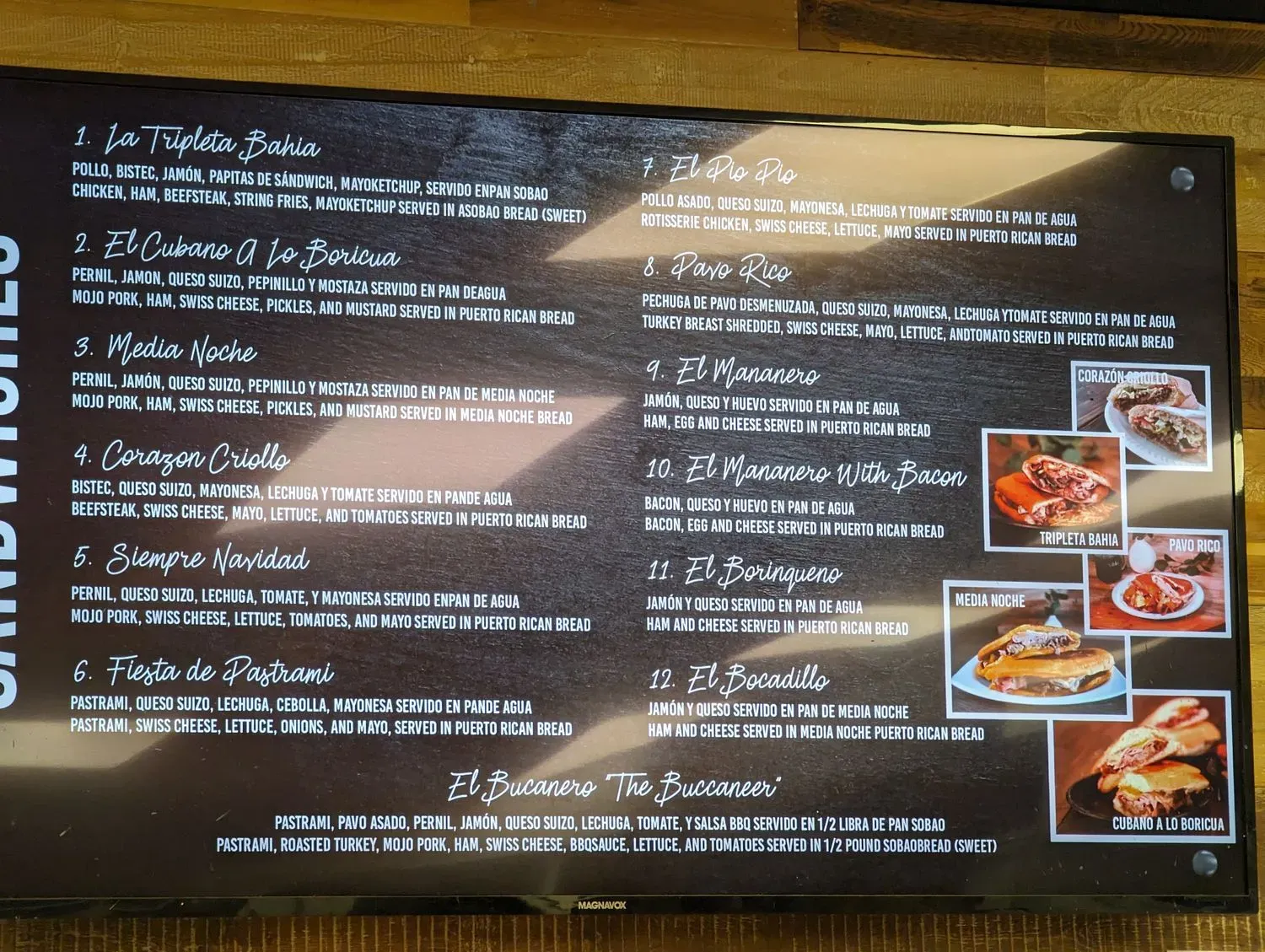 Menu 5