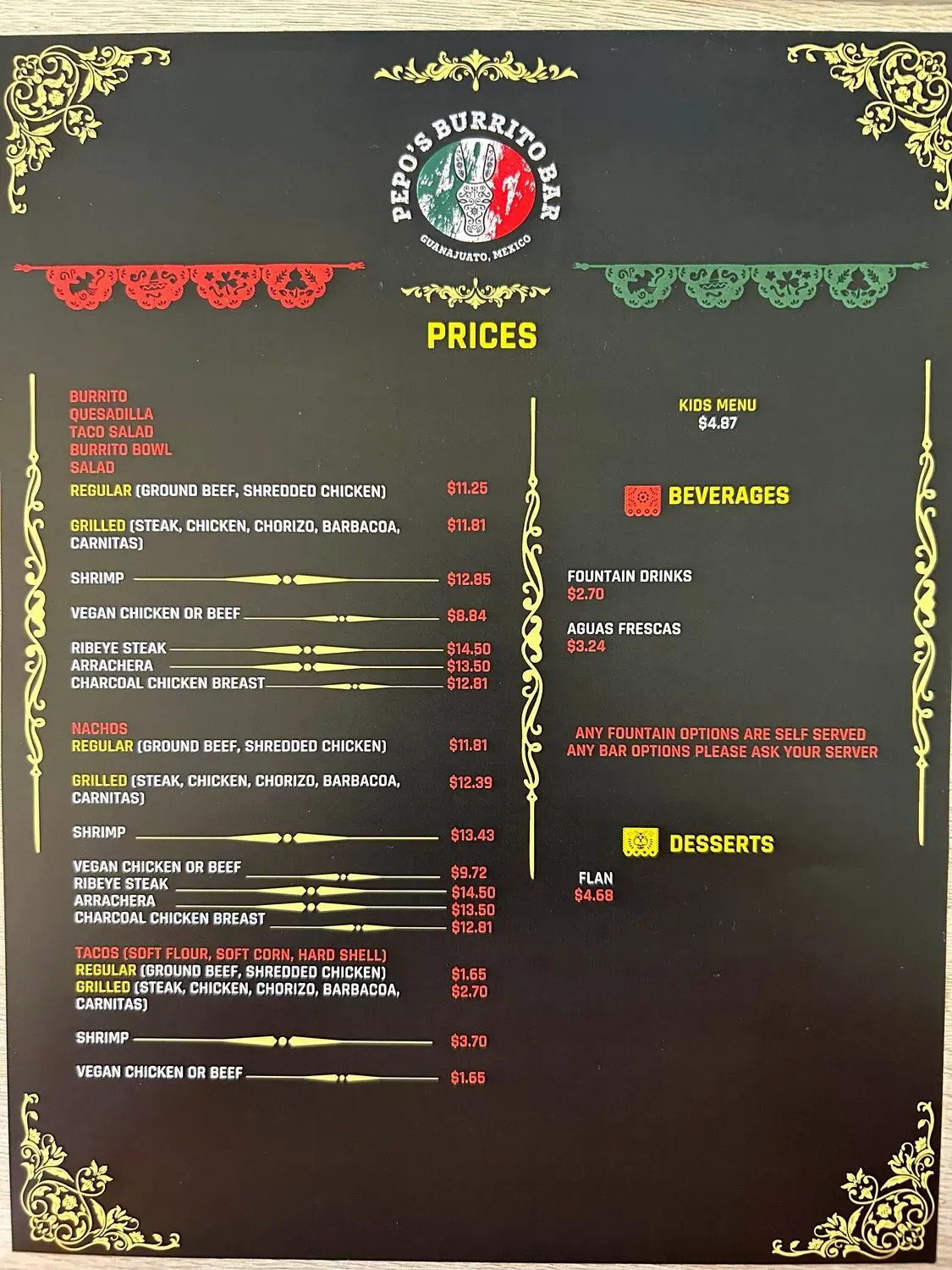 Menu 3