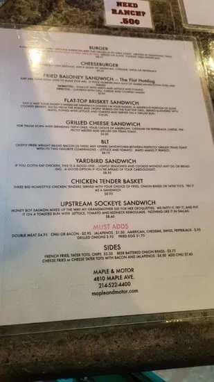 Menu 5