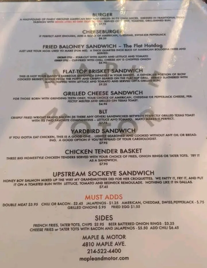 Menu 2