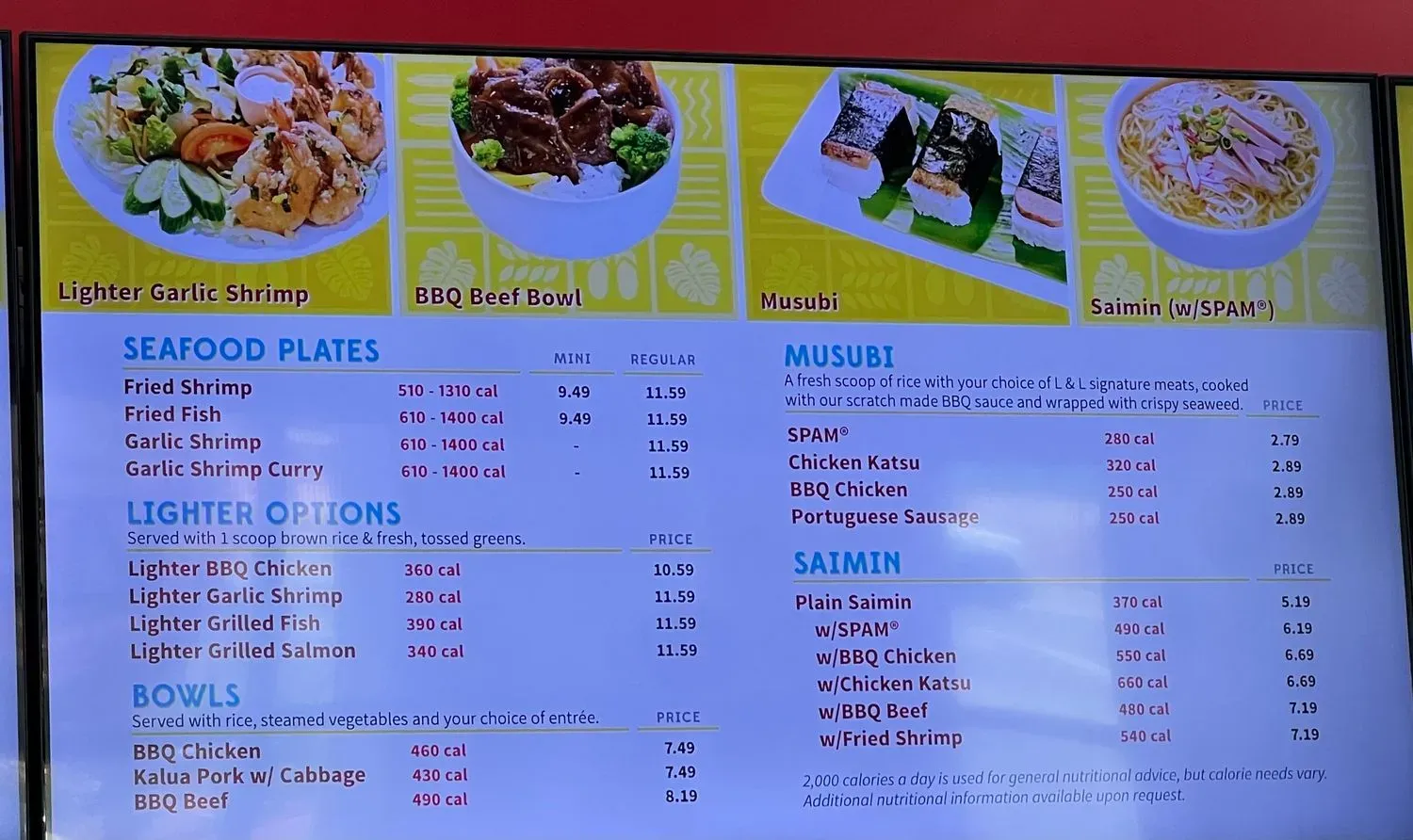 Menu 2