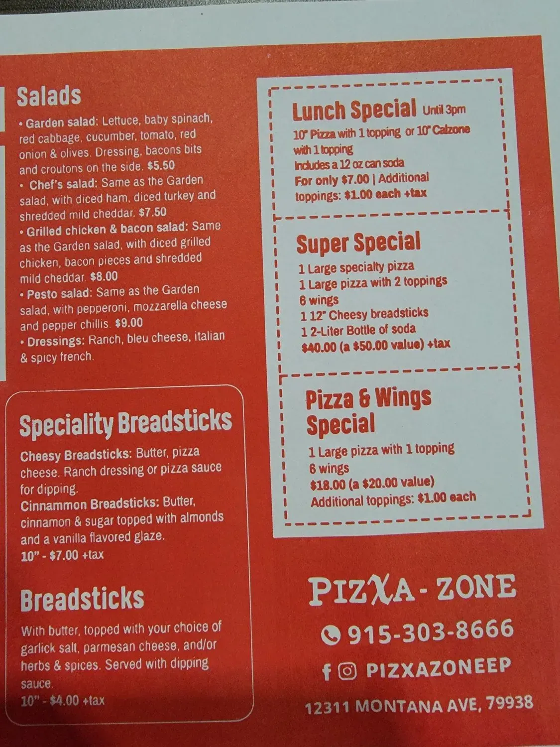 Menu 2