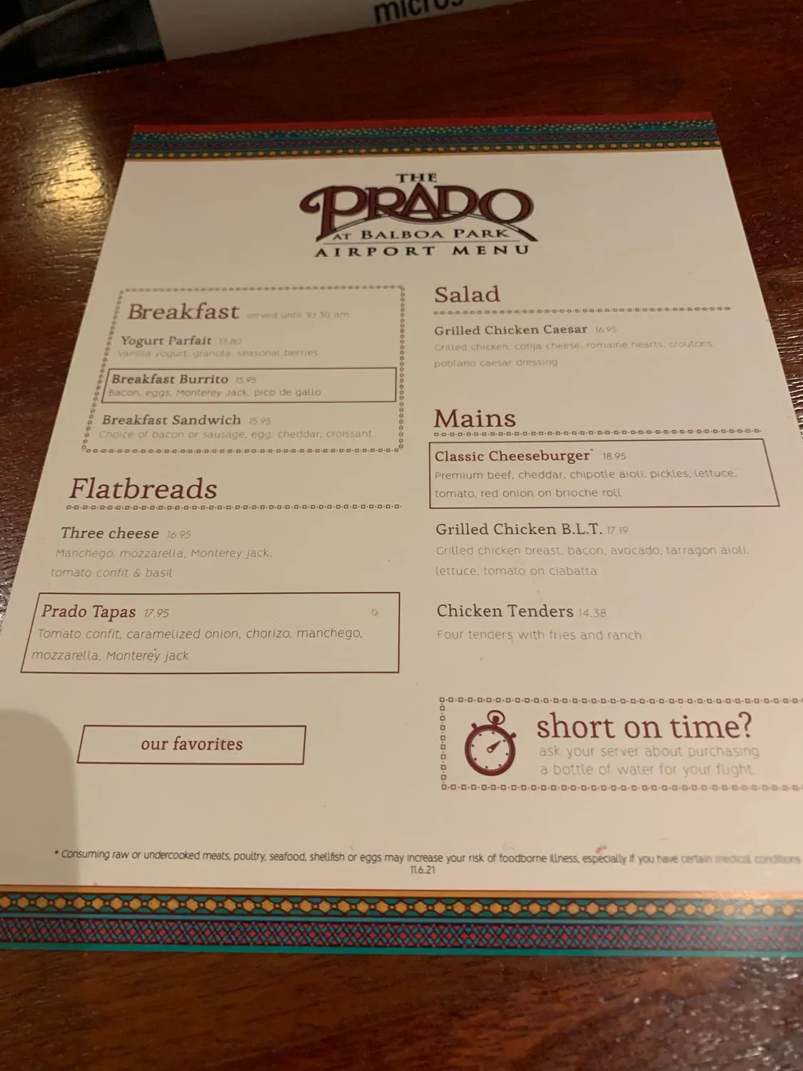 Menu 6