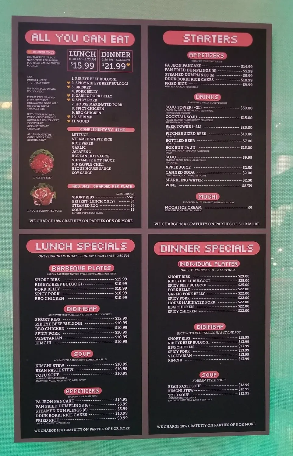 Menu 6