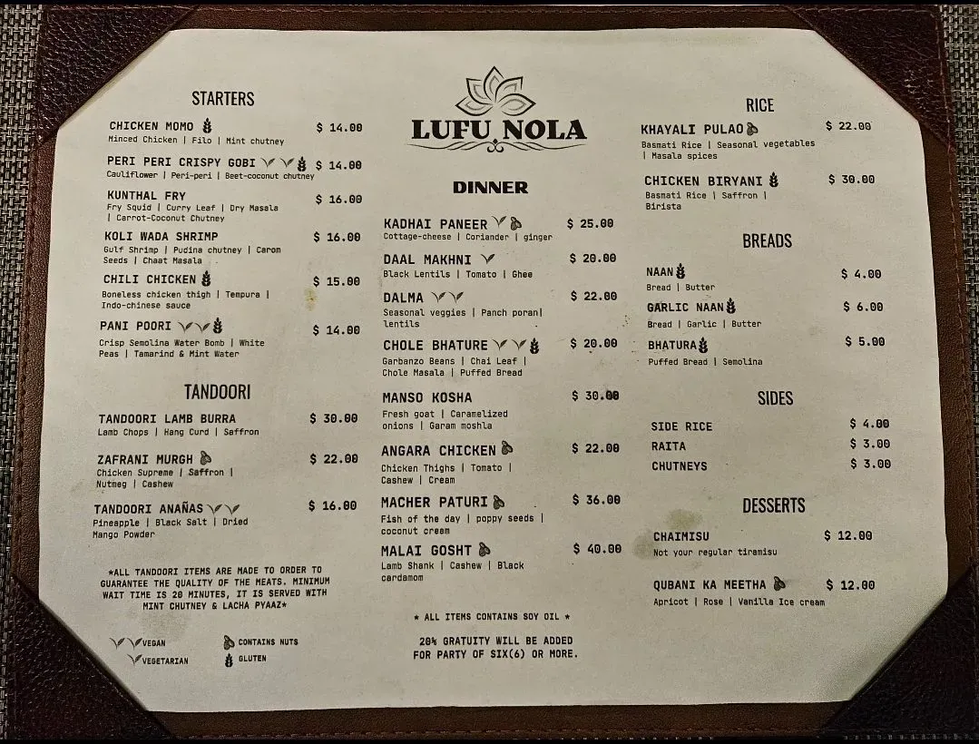 Menu 6