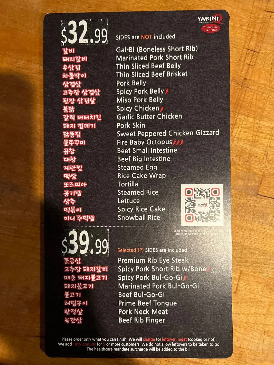 Menu 2