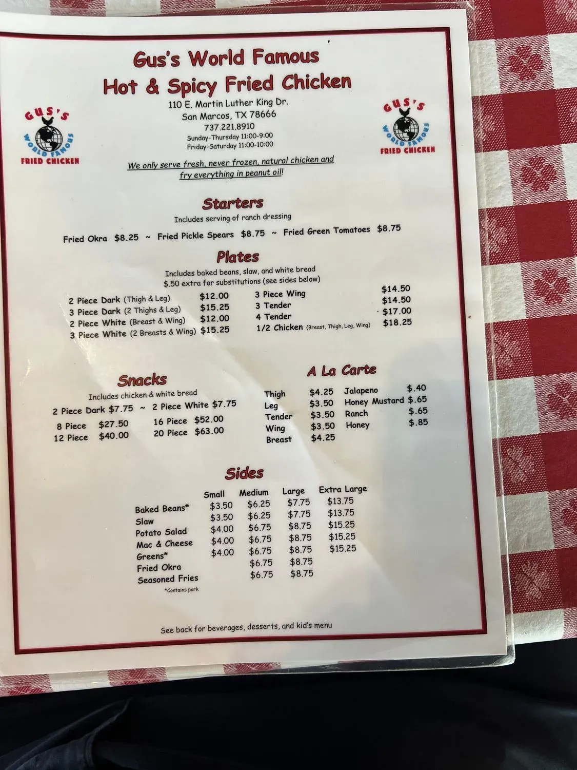 Menu 3