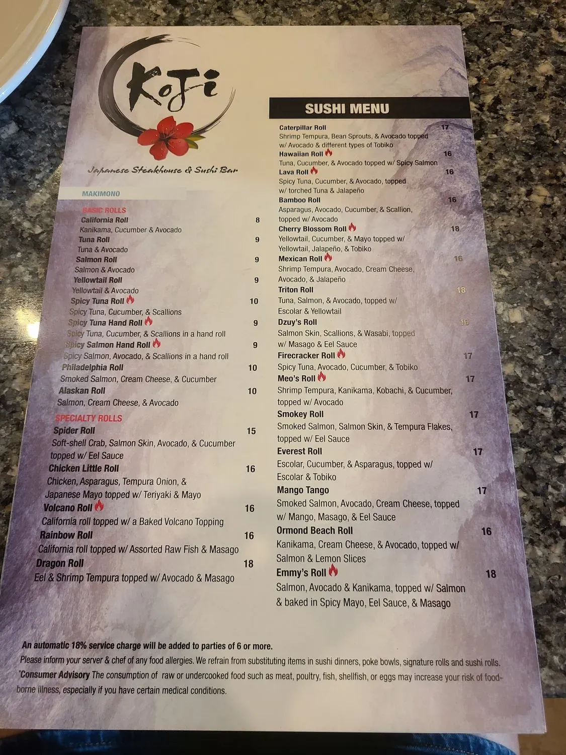 Menu 4