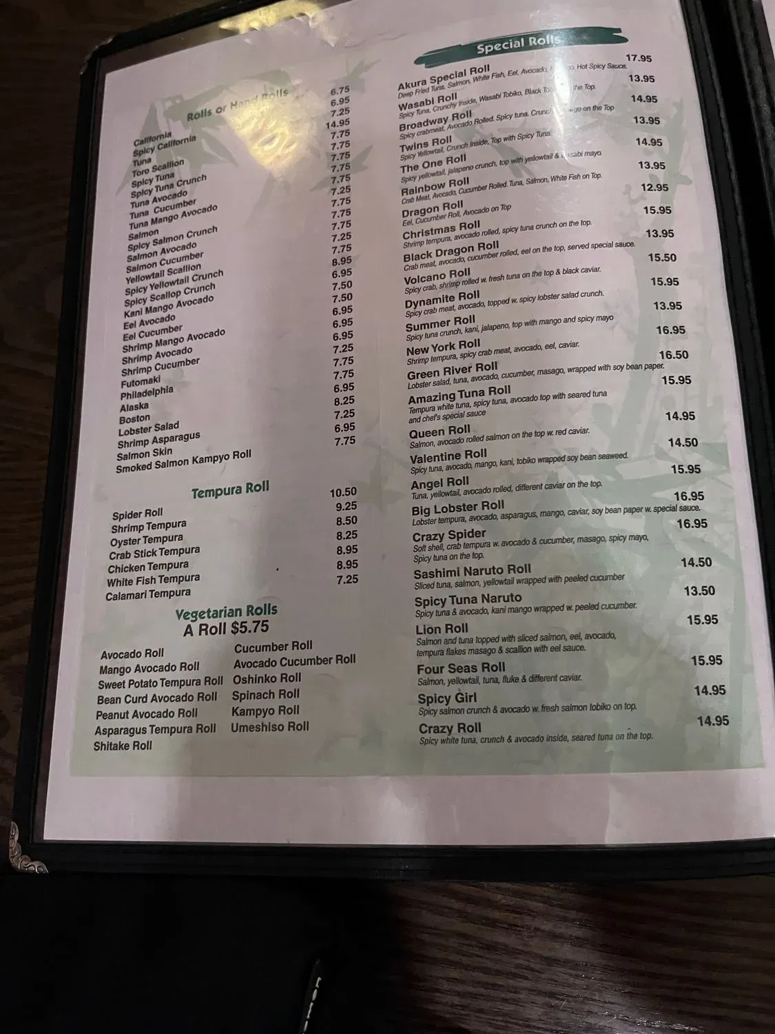 Menu 4