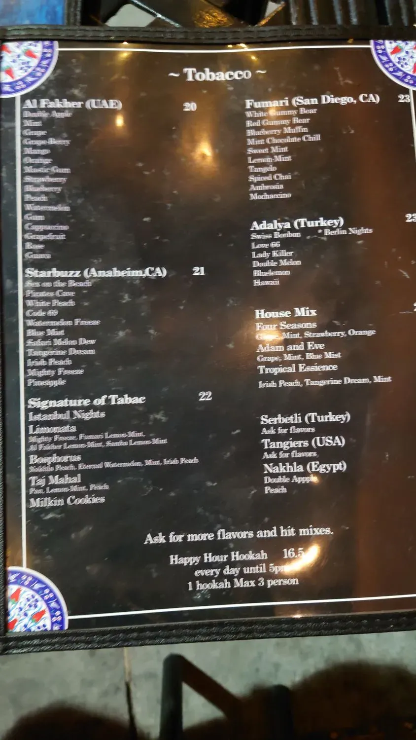 Menu 2