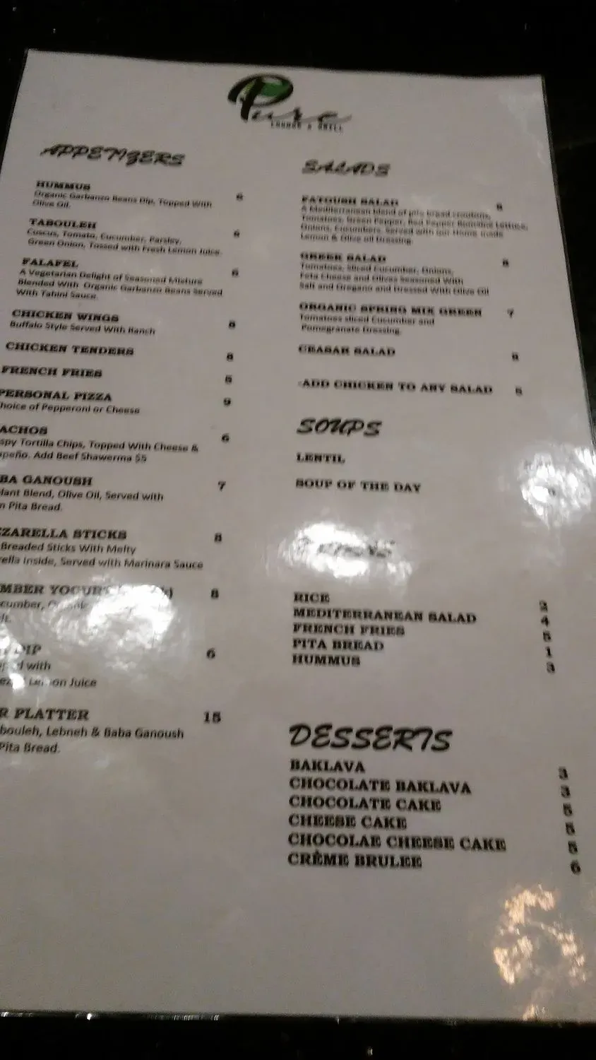 Menu 6