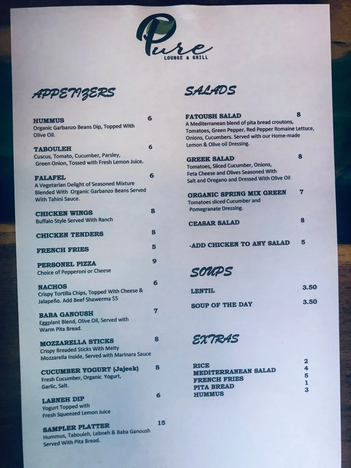 Menu 3