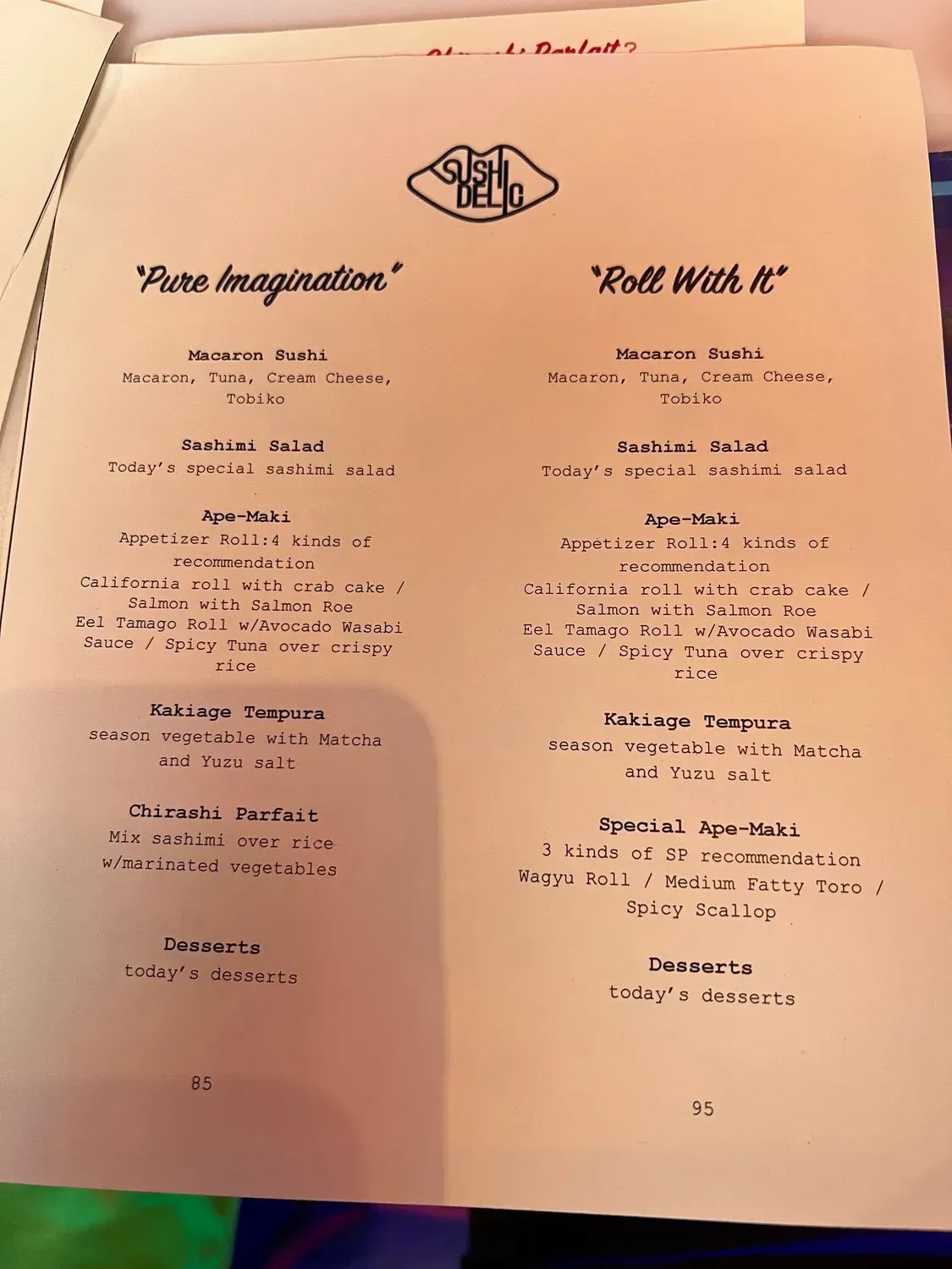 Menu 3