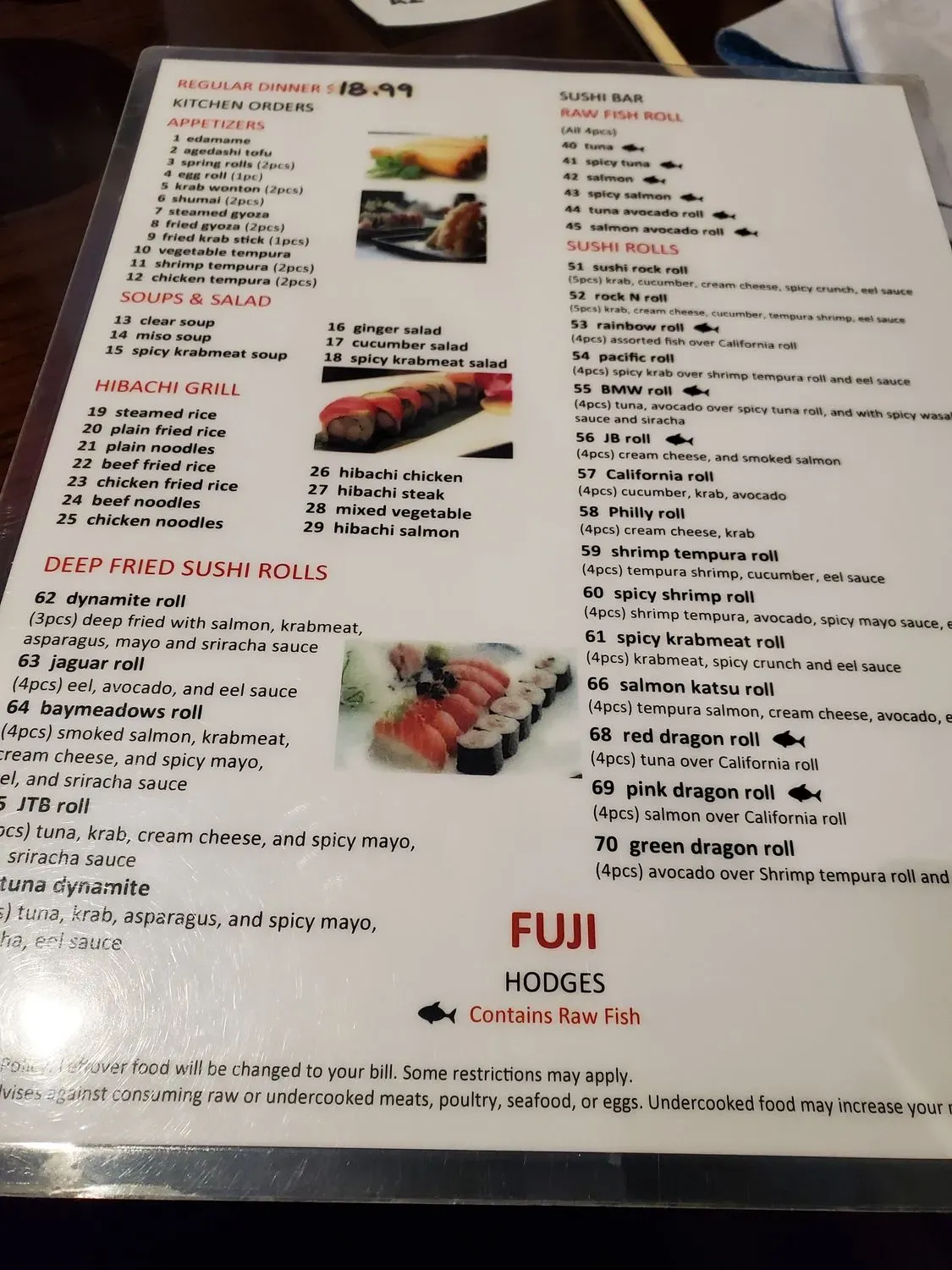 Menu 5