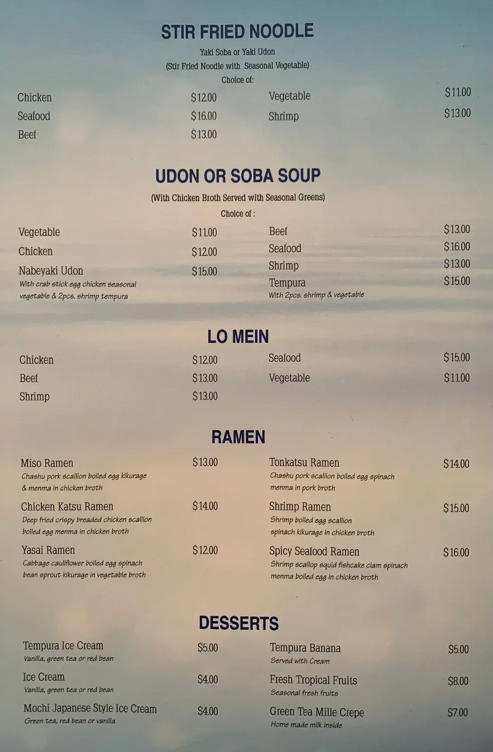 Menu 4