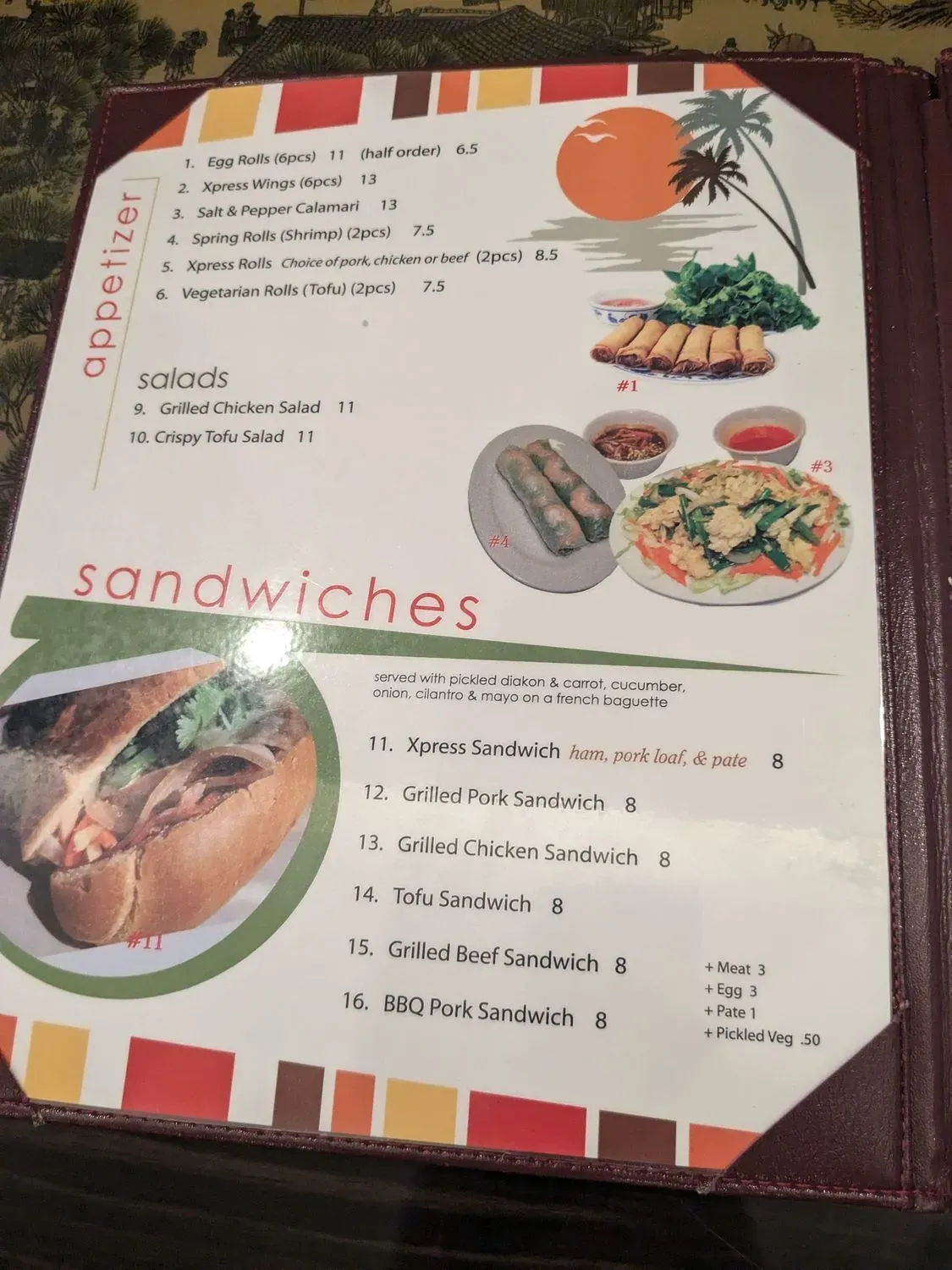 Menu 6