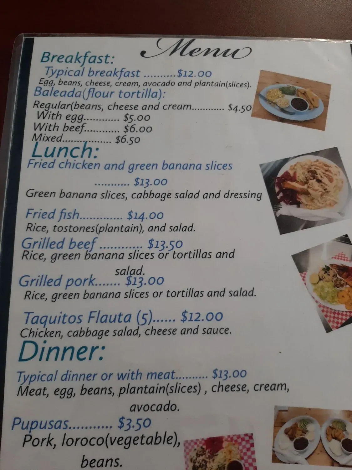 Menu 4