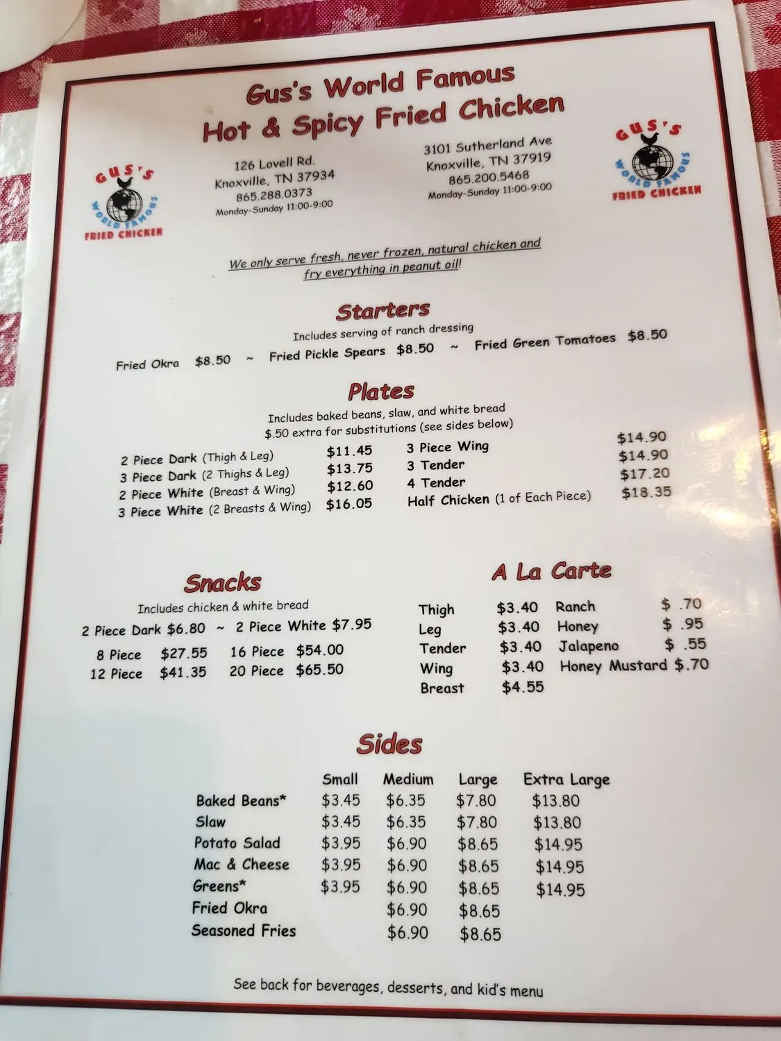 Menu 2