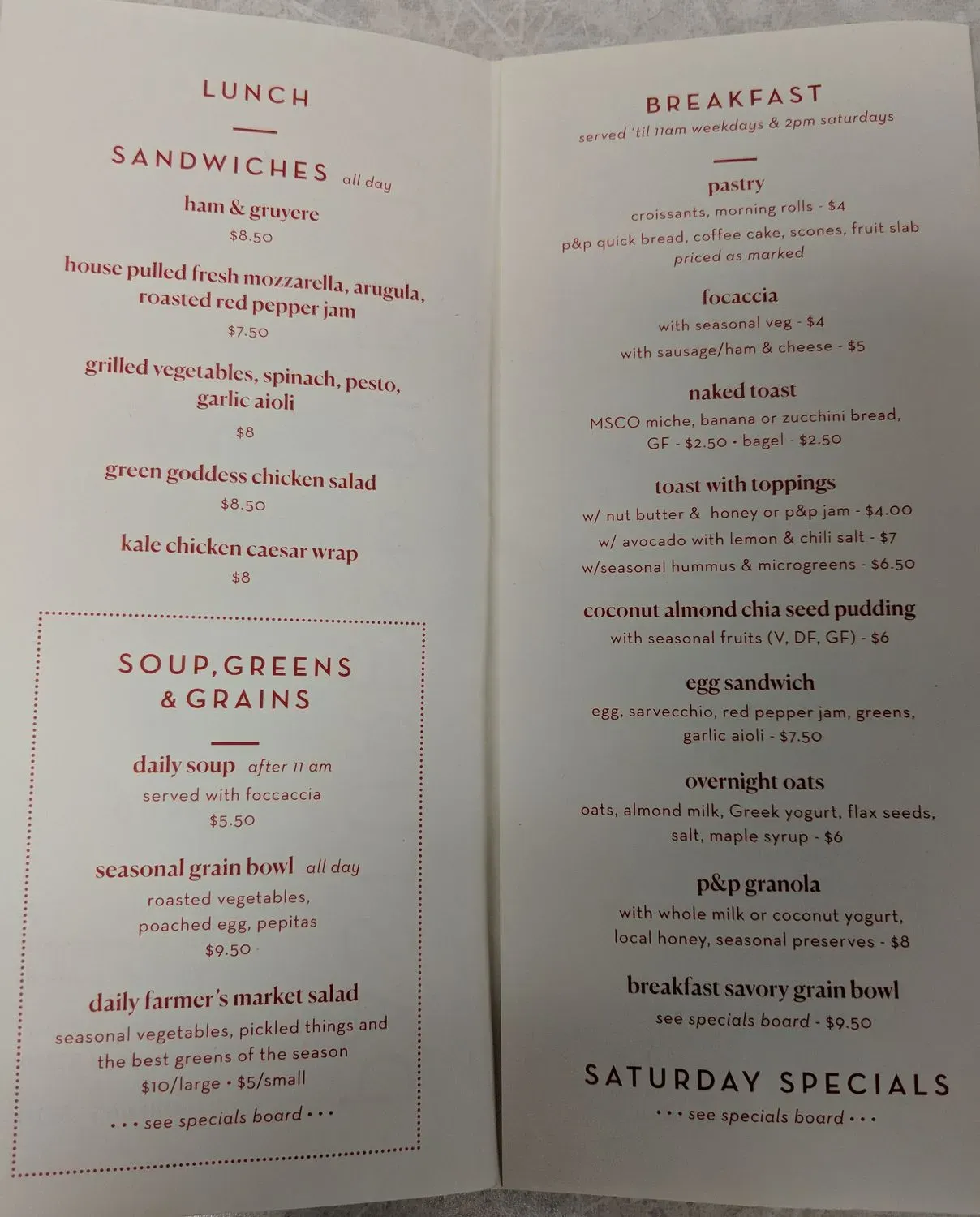 Menu 3