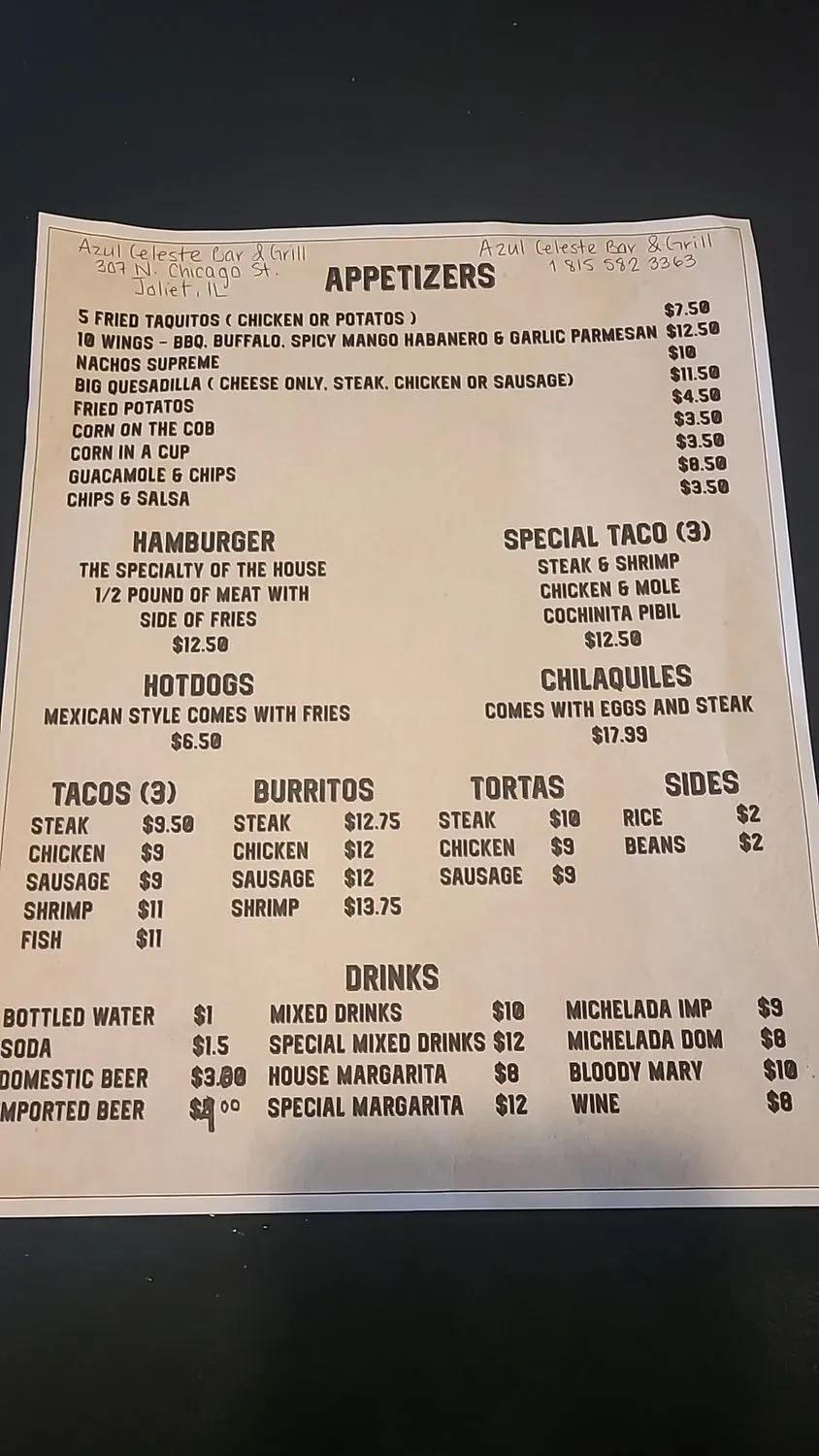 Menu 2