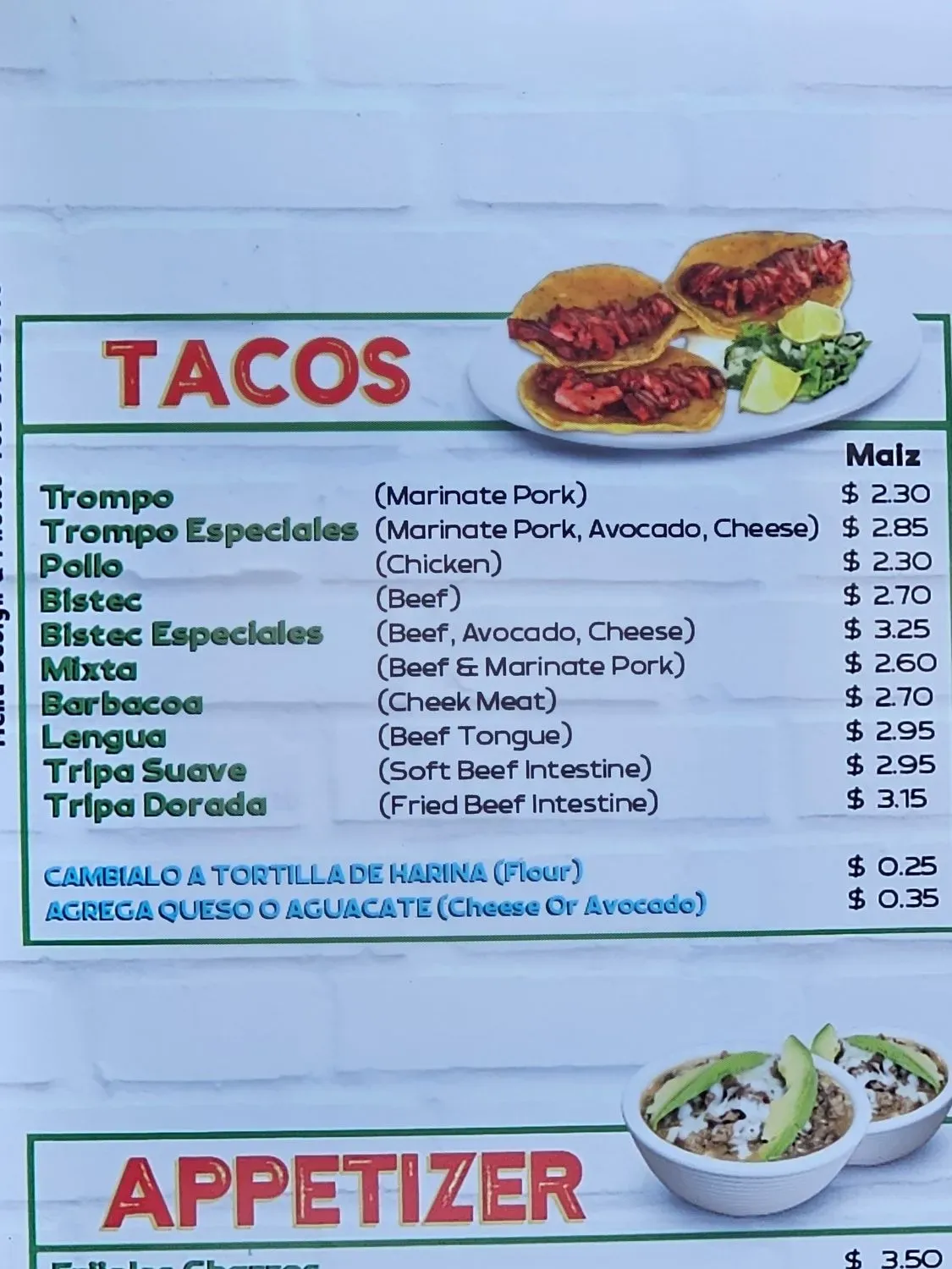 Menu 4