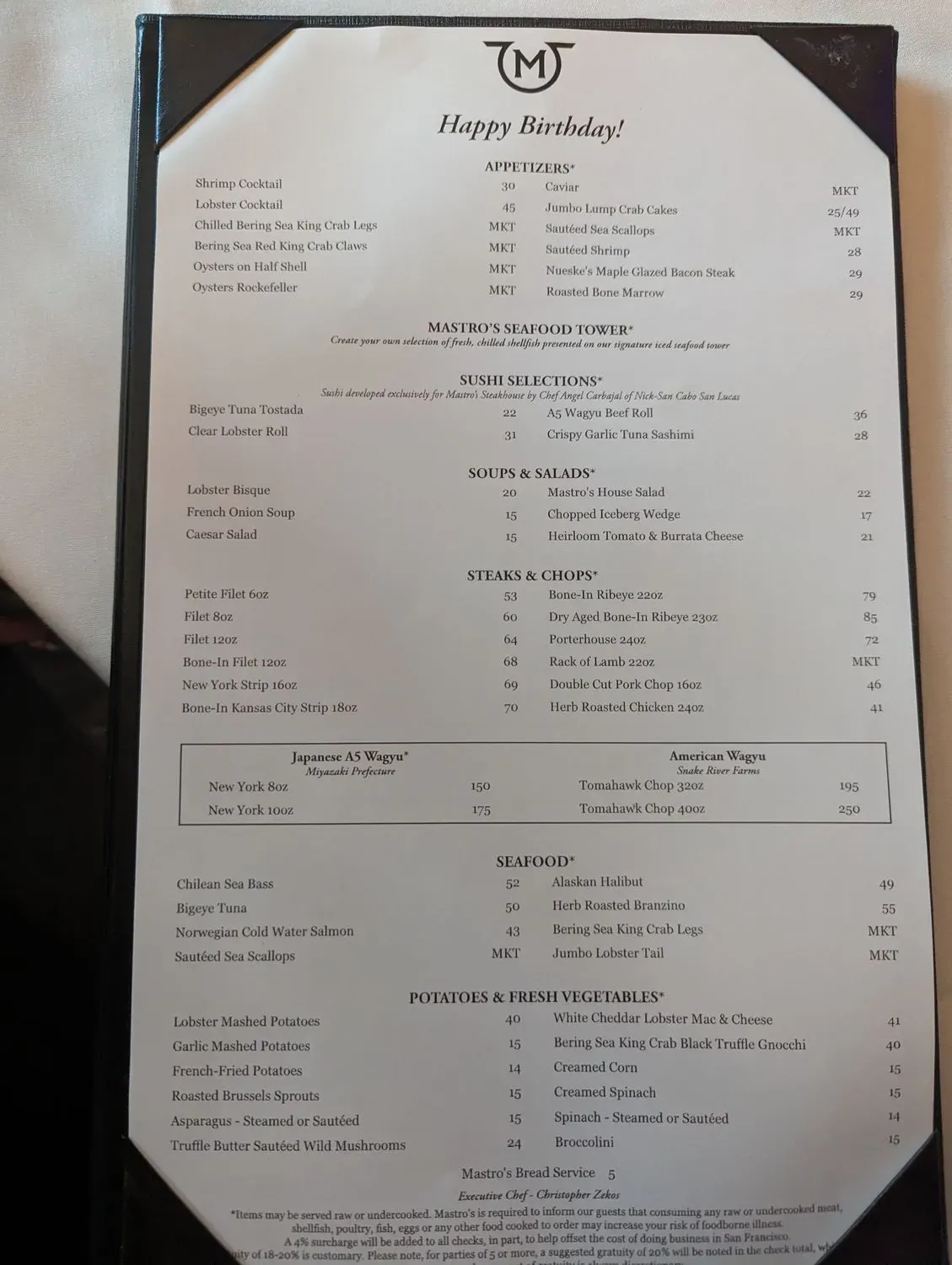 Menu 5