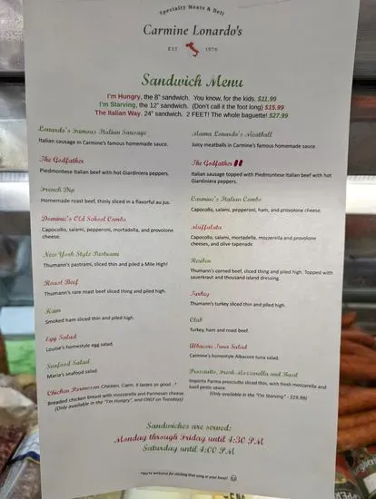 Menu 4