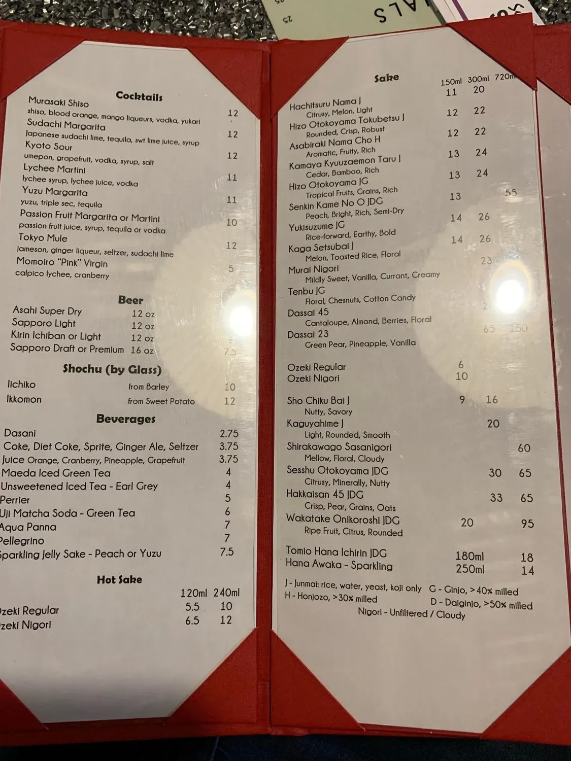 Menu 5