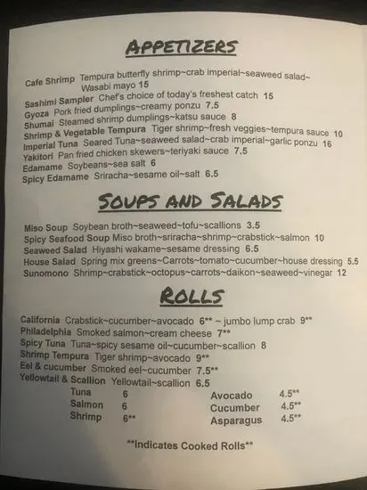 Menu 2