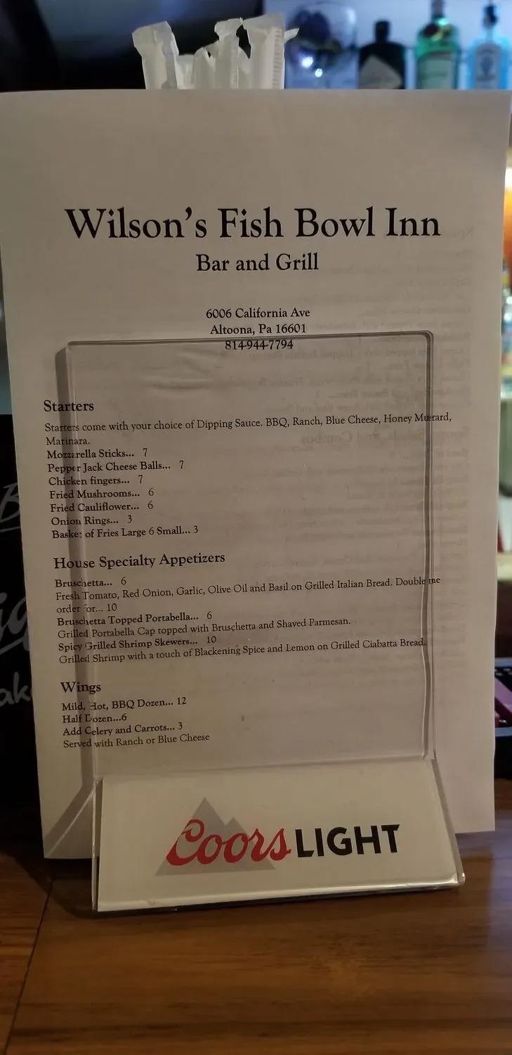 Menu 5