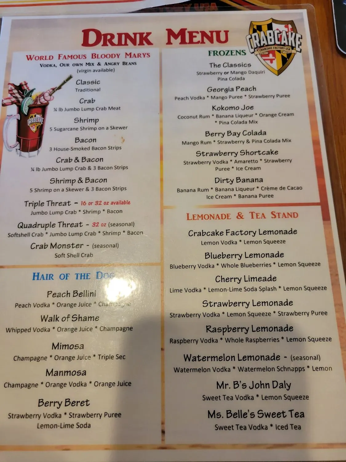 Menu 5