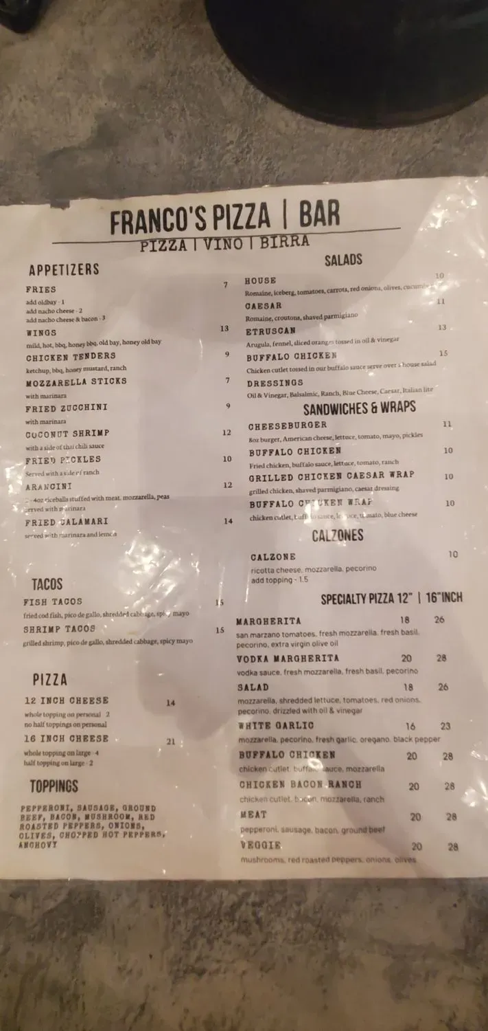 Menu 6