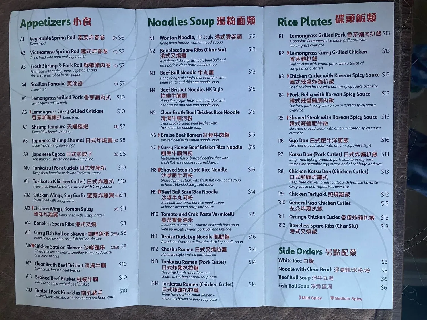 Menu 3