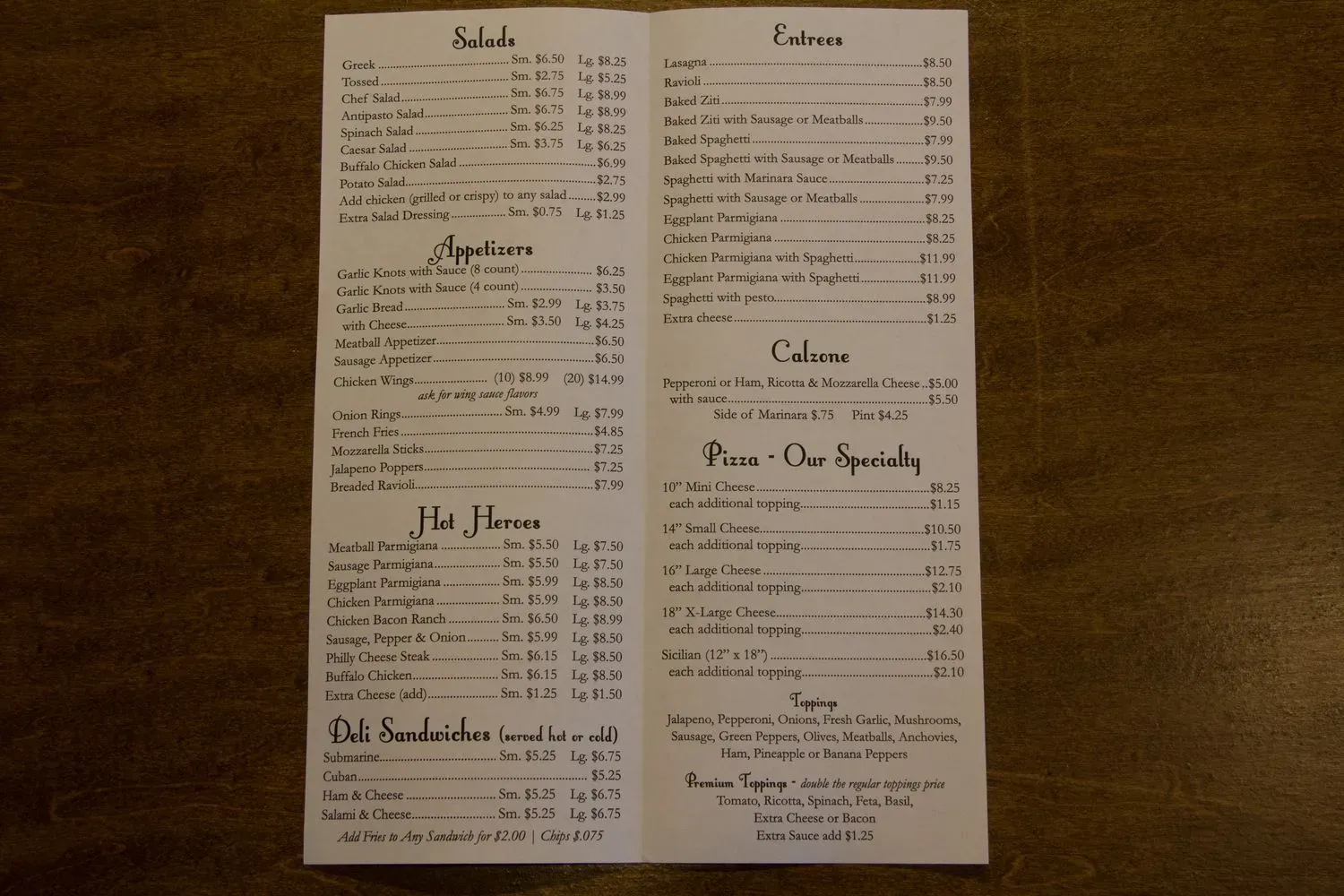 Menu 3