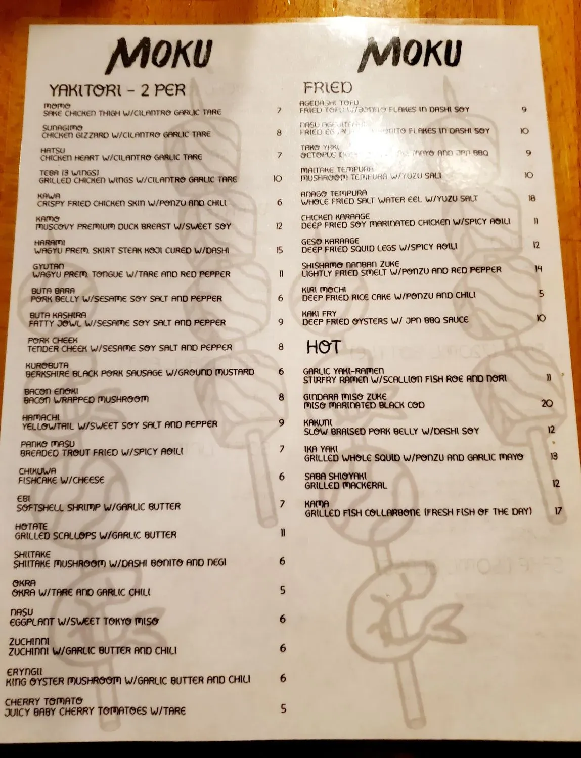 Menu 4