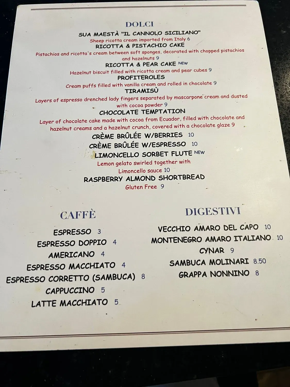 Menu 4