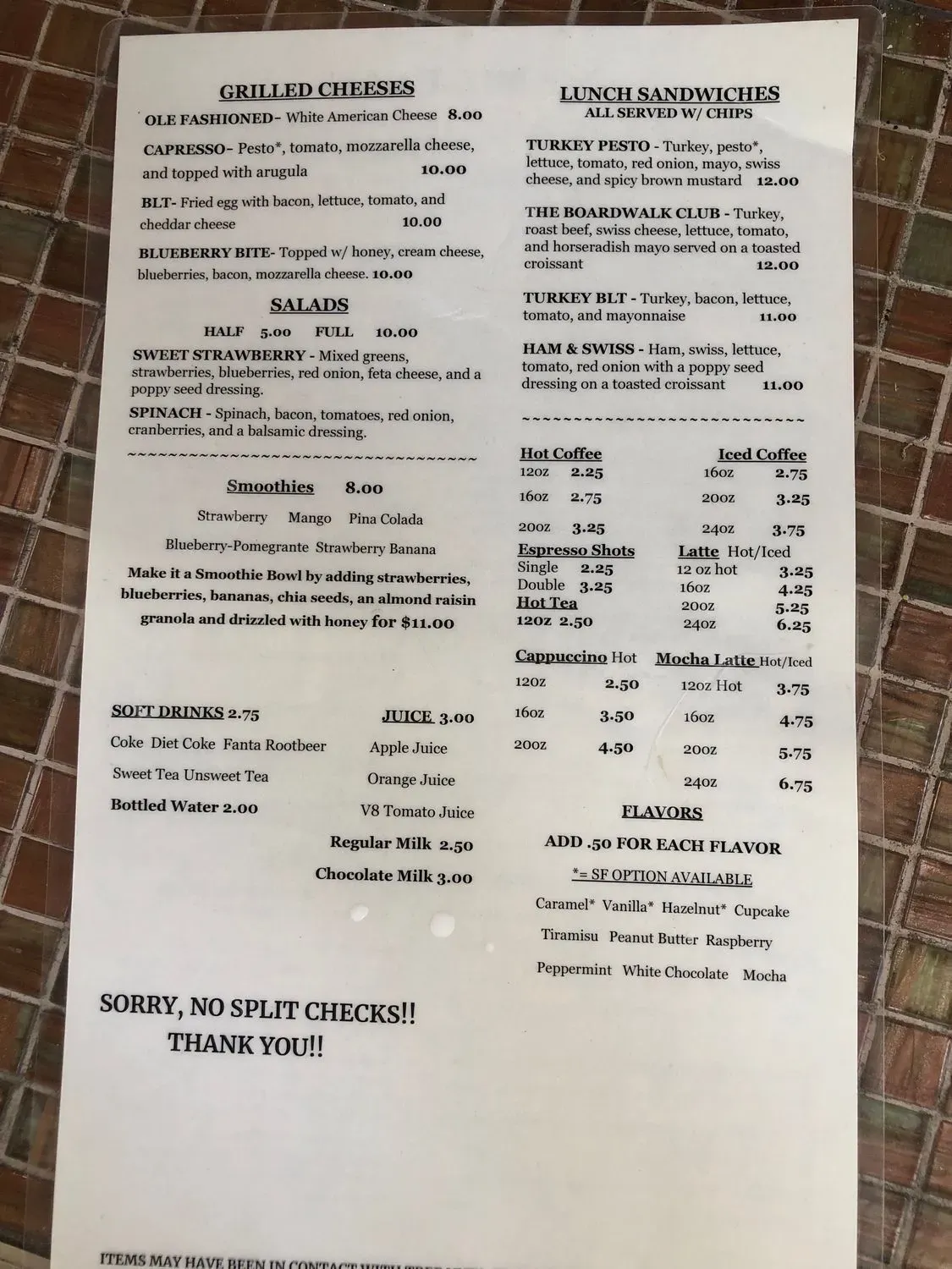 Menu 4