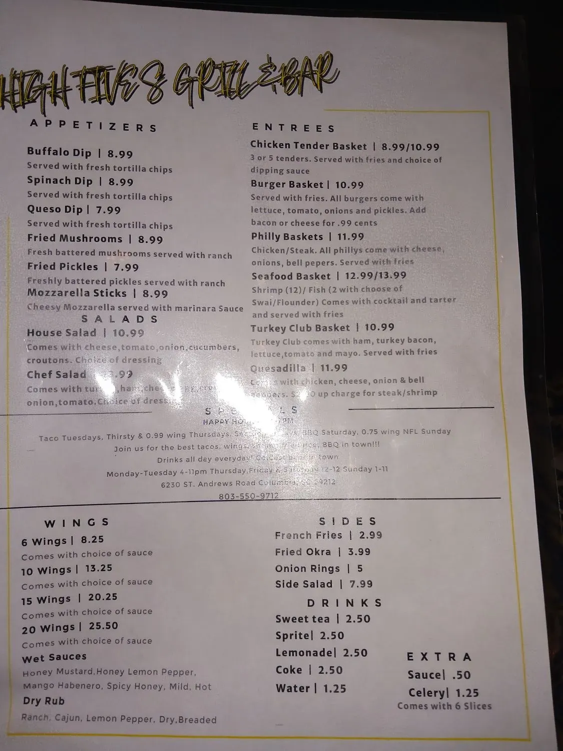 Menu 3