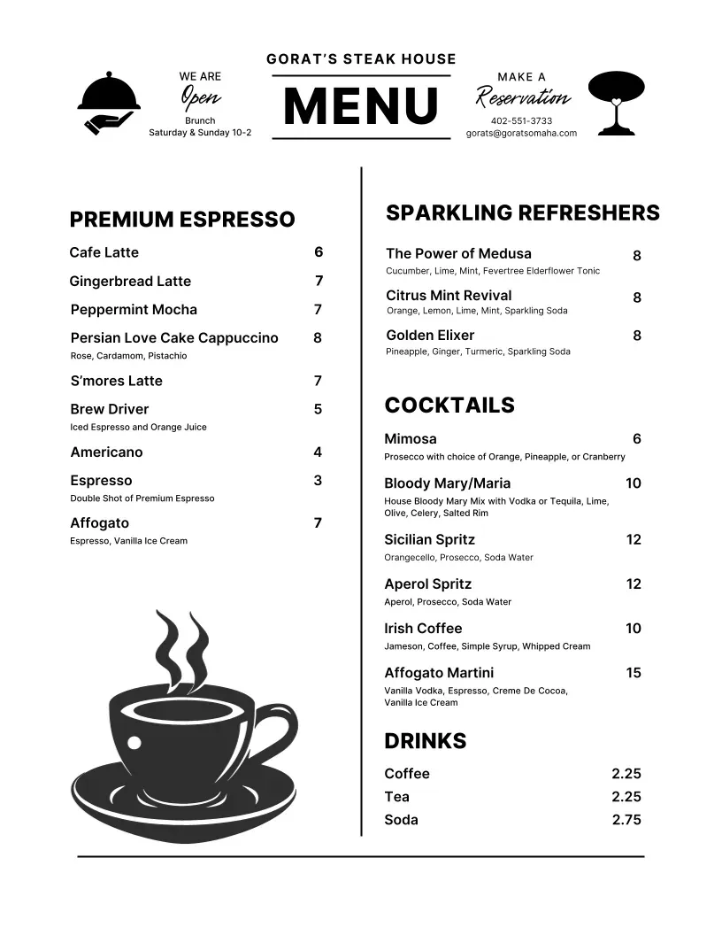 Menu 2