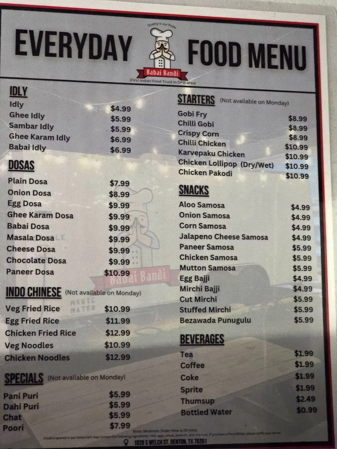 Menu 5