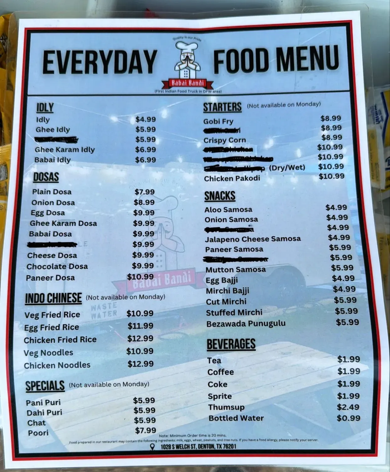 Menu 4