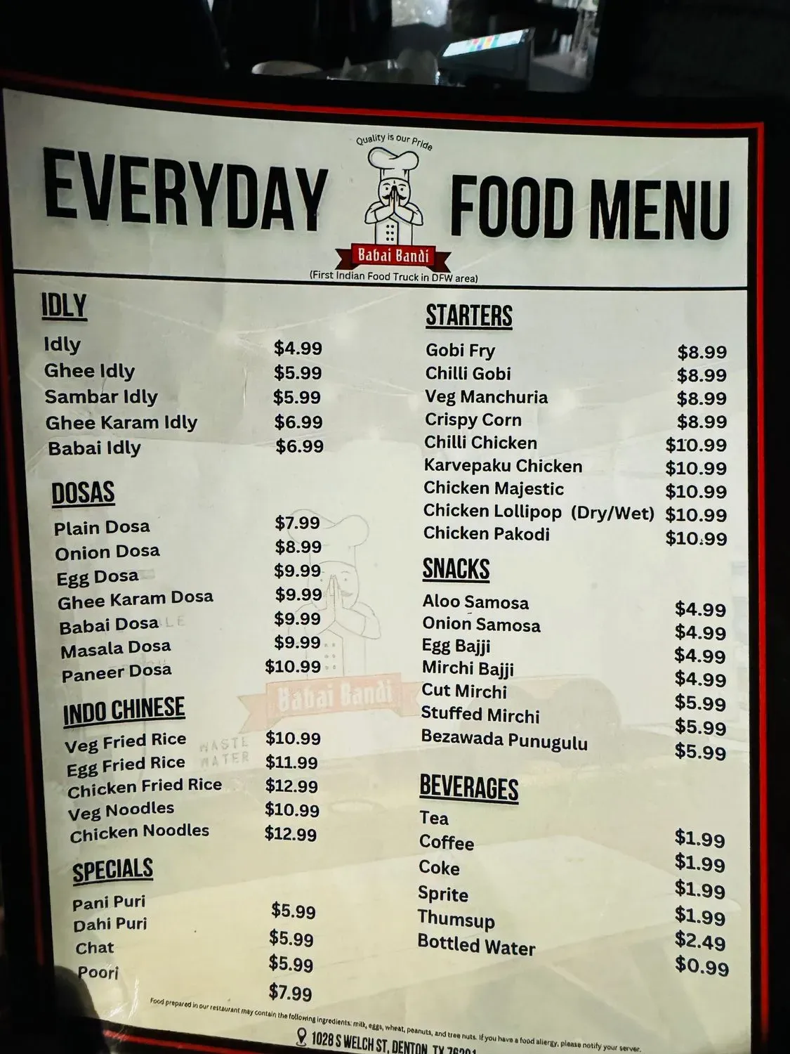 Menu 3