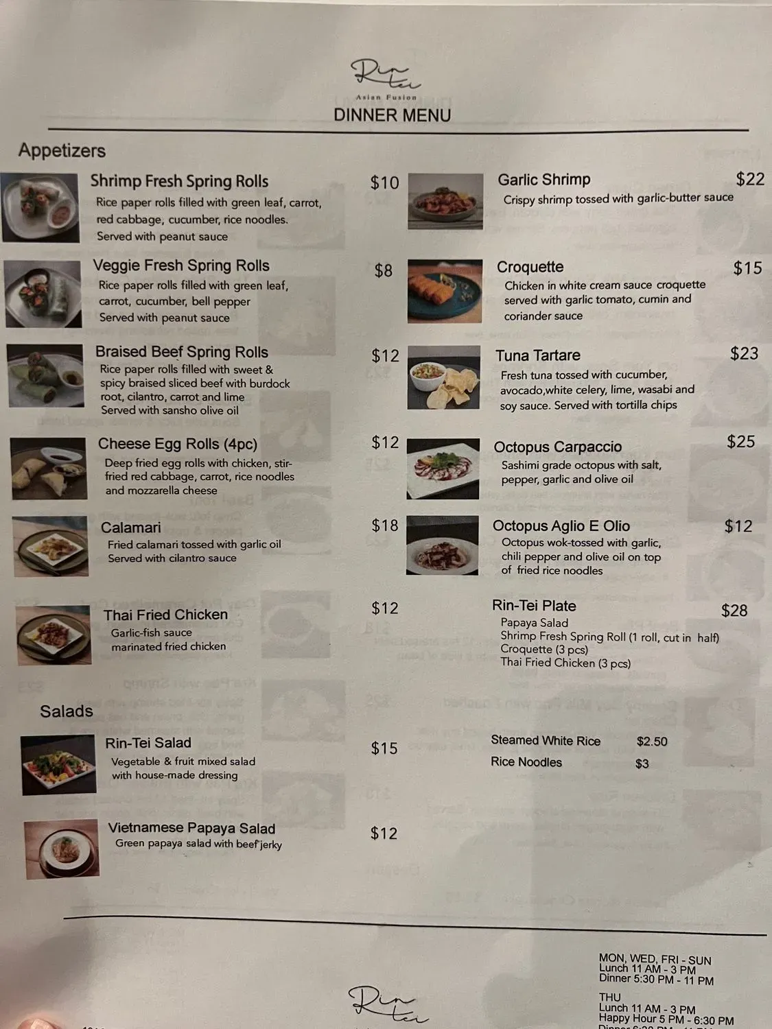 Menu 2