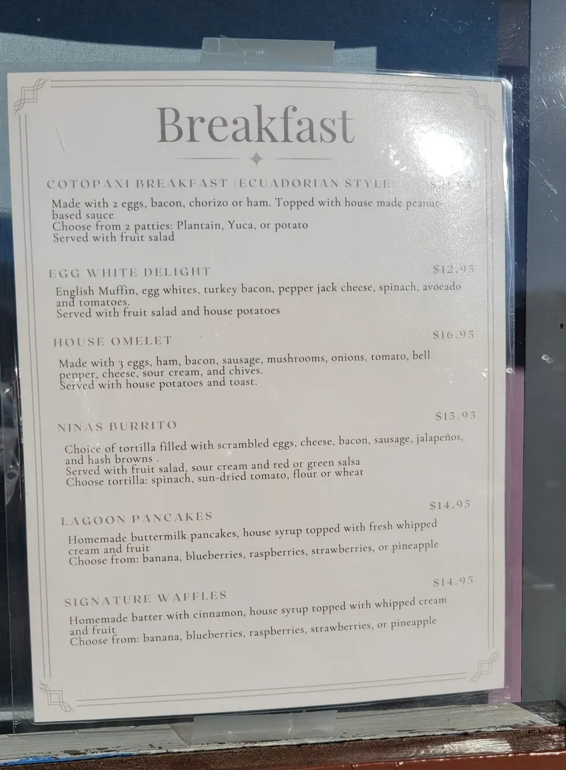 Menu 5