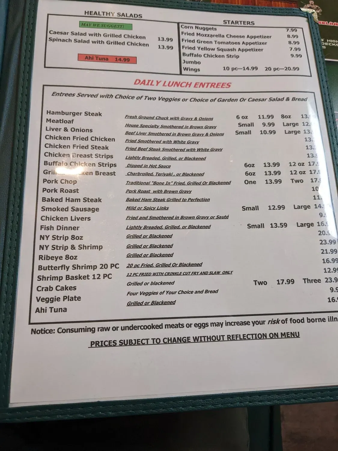 Menu 6