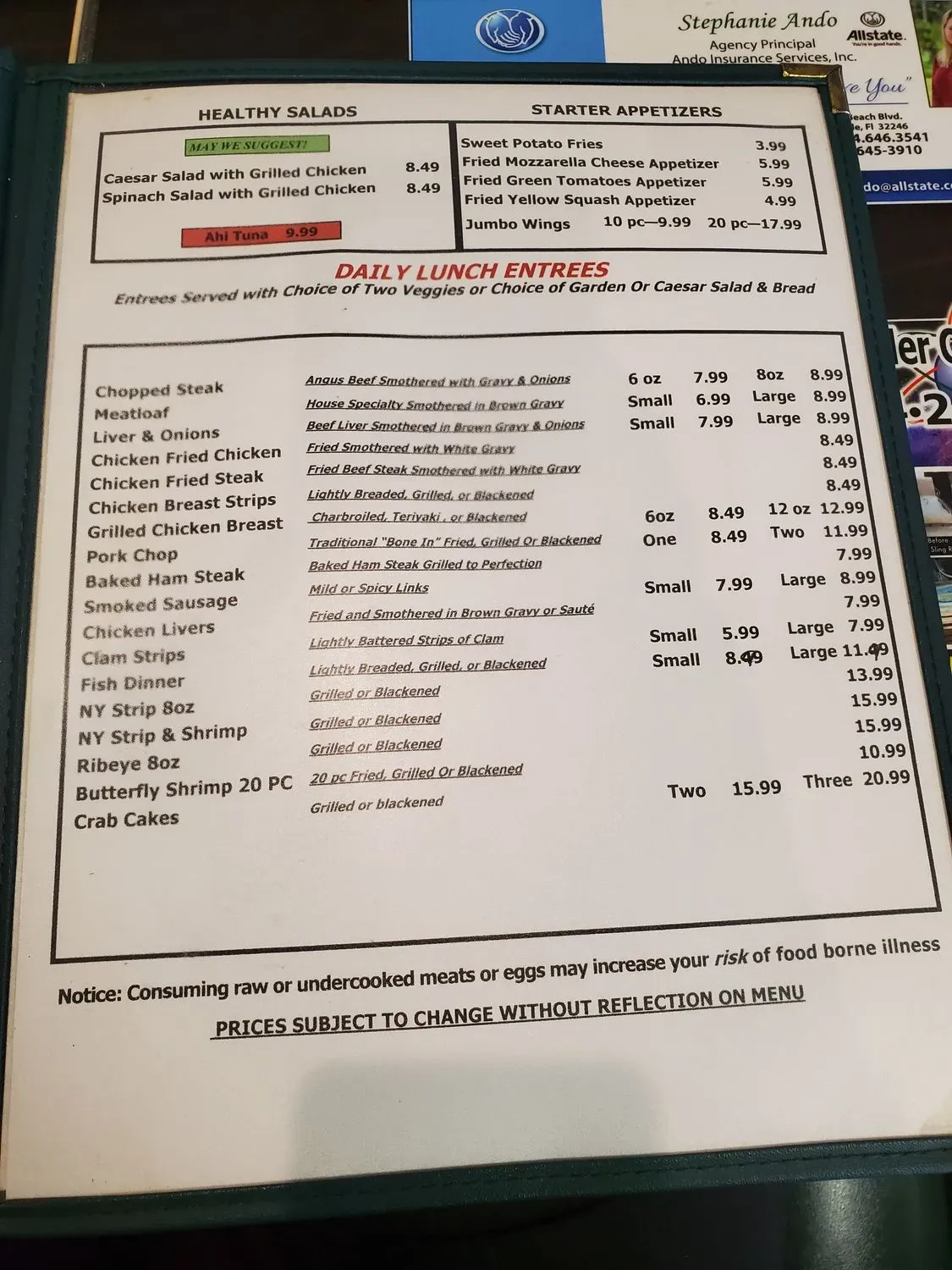 Menu 4